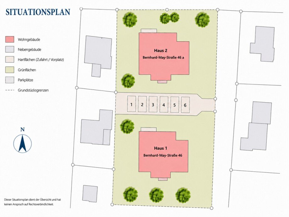 Situationsplan neu Etagenwohnung Wiesbaden
