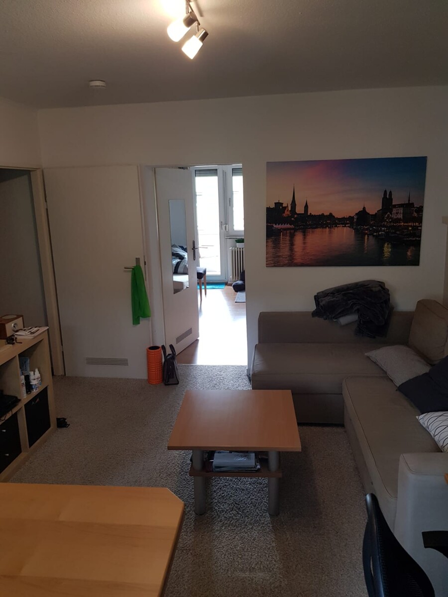 Wohnzimmer_2 Etagenwohnung Frankfurt am Main