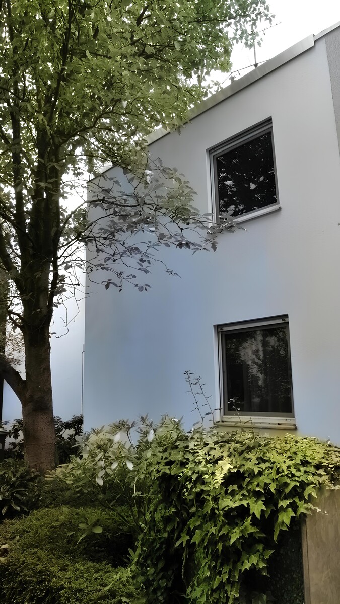 Fronansicht rechts Reihenmittelhaus Frankfurt am Main