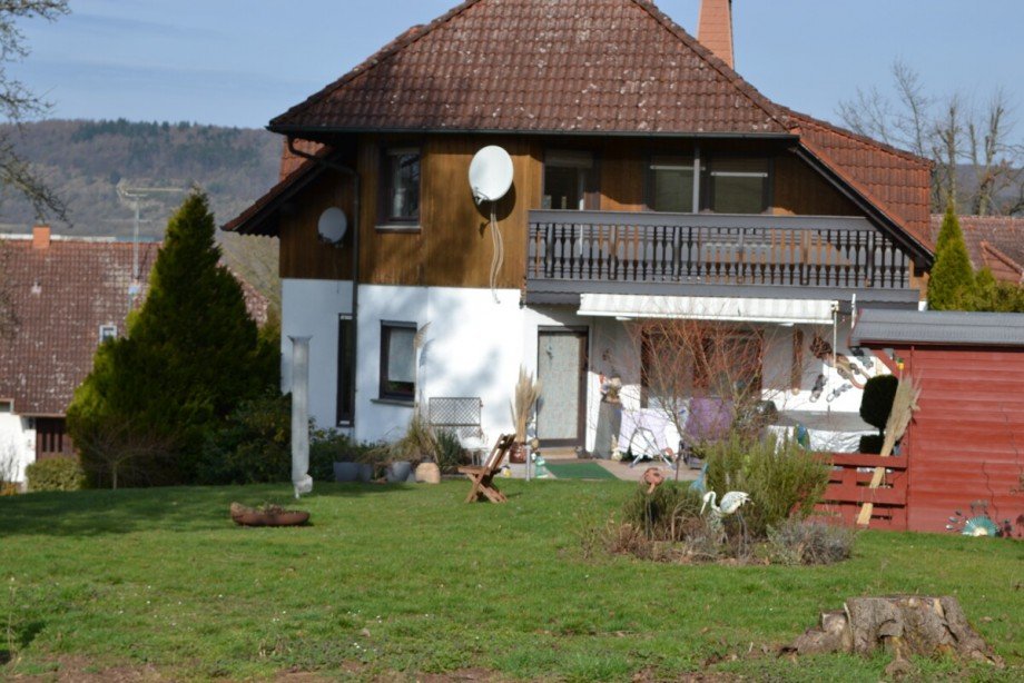 Gartenansicht Zweifamilienhaus Steinau an der Stra�e