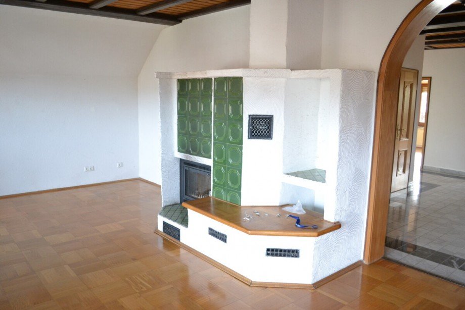 Wohnzi. Kamin Zweifamilienhaus Steinau an der Stra�e