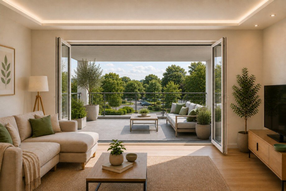 Balkon Wohnung 2, 1. OG Haus 1 Erdgeschosswohnung Wiesbaden