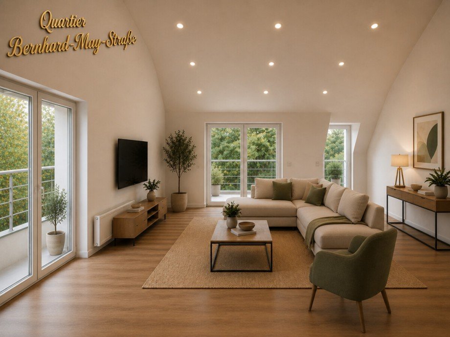 Wohn-Ess zimmer Etagenwohnung Wiesbaden
